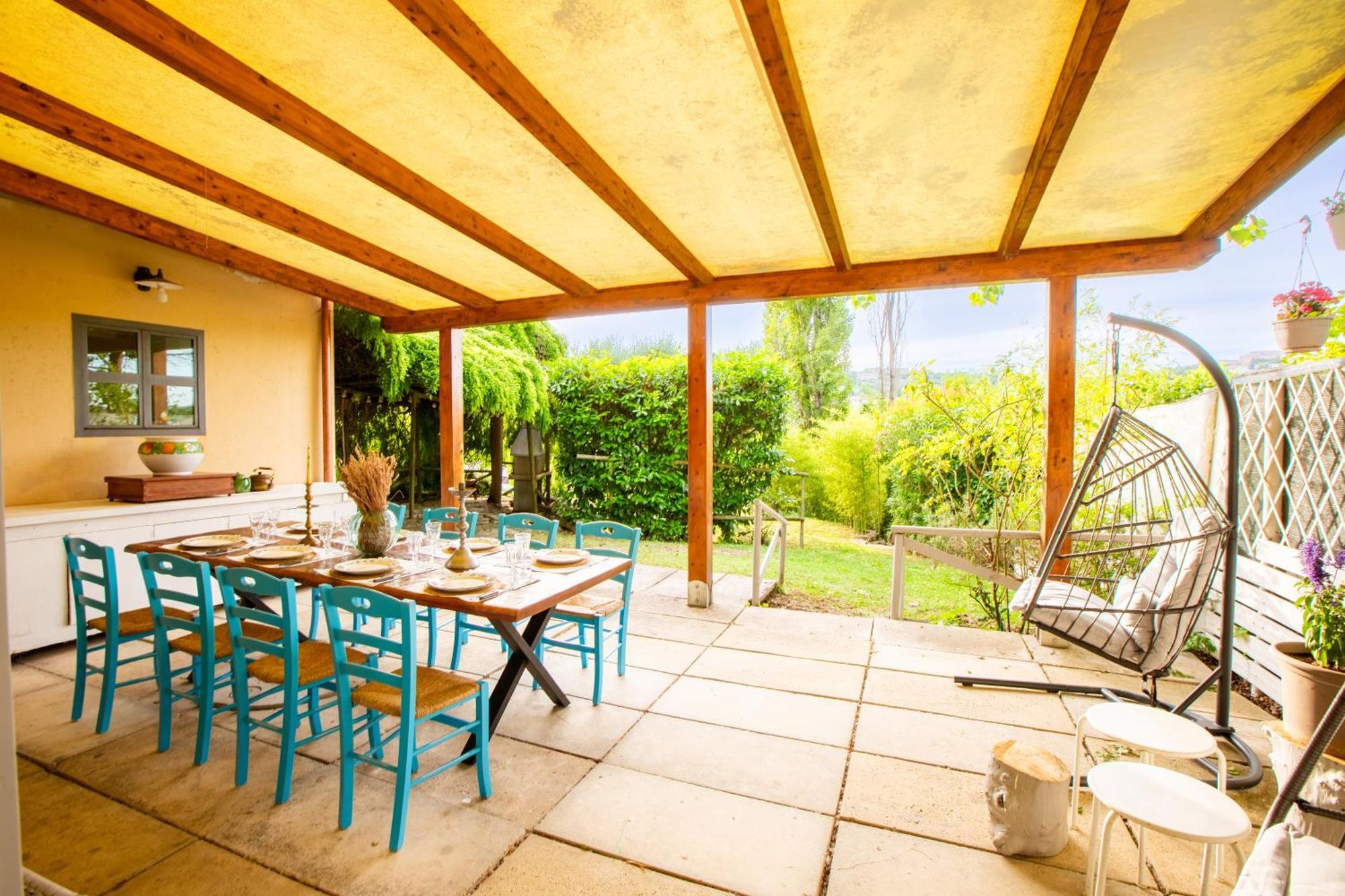 Grande Villa Storica Per Vacanze Con Giardino Privato E Piscina Ostra 외부 사진
